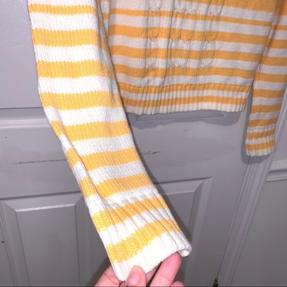 Tommy Hilfiger Striped V-Neck Knit Sweater M - Picture 4 of 8
